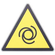 Panneau danger - Démarrage automatique - PVC - 100 mm