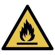 Panneau de danger Rigide Danger matières inflammables