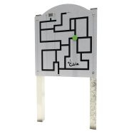 Panneau manipulation inclusif Labyrinthe