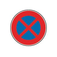 Panneau de signalisation - B6d - Arrêt et stationnement interdits