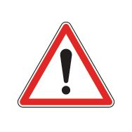 Panneau de signalisation de danger - A14 - Autres dangers
