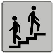 Panneau d’information standardisé ISO 7001 'escalier'