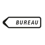 Panneau directionnel Bureau 800x250 mm - Aximum