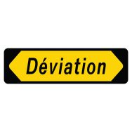 Panneau indication déviation type KD22