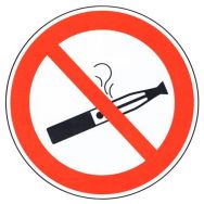 Panneau interdiction Interdit de vapoter Aluminium 200 mm