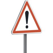Panneau permanent A14 autres dangers - Taliaplast