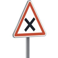 Panneau permanent AB1 intersection avec priorité à droite - Taliaplast