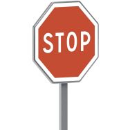Panneau permanent AB4 stop - Taliaplast