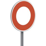 Panneau permanent B0 Interdit à tout véhicule - Taliaplast