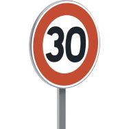 Panneau permanent B14 limitation de vitesse à 30kmh - Taliaplast