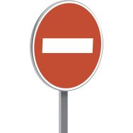 Panneau permanent B1 sens interdit - Taliaplast