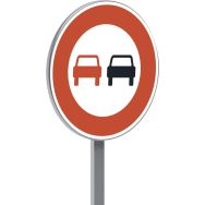 Panneau permanent B3 interdiction de doubler - Taliaplast