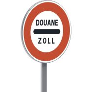 Panneau permanent B4 arrêt au poste de douane - Taliaplast
