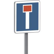 Panneau permanent C13a voie sans issue - Taliaplast