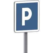 Panneau permanent C1a parc de stationnement - Taliaplast
