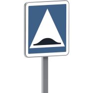 Panneau permanent C27 ralentisseur de type dos d'âne - Taliaplast