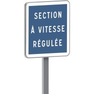 Panneau permanent C51a section à vitesse régulée - Taliaplast