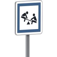 Panneau permanent CE23 jeux d'enfants - Taliaplast