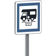 Panneau permanent CE24 station de vidange - Taliaplast
