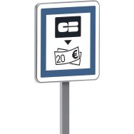 Panneau permanent CE25 distributeurs de billets de banque - Taliaplast