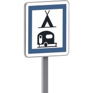 Panneau permanent CE4c terrain de camping - Taliaplast