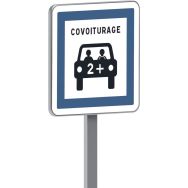 Panneau permanent CE52 aire de covoiturage - Taliaplast