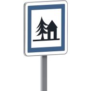 Panneau permanent CE5a auberge de jeunesse - Taliaplast