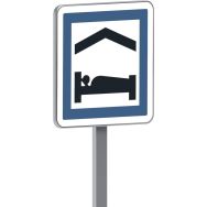 Panneau permanent CE5b chambres d'hôtes ou gîte - Taliaplast