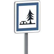 Panneau permanent CE7 emplacement pour pique nique - Taliaplast