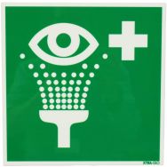 Panneau photoluminescent - ''Rinçage des yeux'' - Rigide