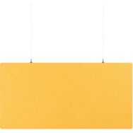 Panneau plafond rectangulaire-feutre PET acoustique jaune