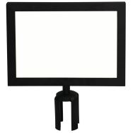 Panneau porte affiche A4 horizontal finition acier sangle 5 m