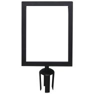 Panneau porte affiche A4 vertical finition acier sangle 5 m