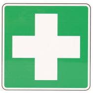 Panneau secours - Premiers secours - PVC - Manutan Expert