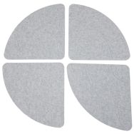 Panneaux acoustiques cercle PET performants - Manutan Expert