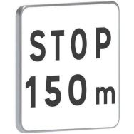 Panonceau M5a stop à 150 m - Taliaplast