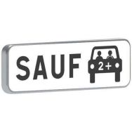 Panonceau M6k2 Sauf covoiturage - Taliaplast