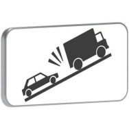 Panonceau M9j2 Risque de collision en montée - Taliaplast