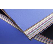 Paquet Etival Col.50x65cm 24 feuilles 160g 2x12 Ass.pastel