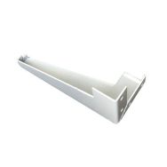 Pattes pour vestiaire en inox, vernies, 4 unités