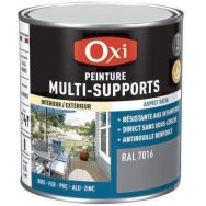 Peinture satin TOP 3+ - Aérosol 500 mL - Anthracite