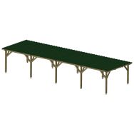 Pergola toiture bac acier - Boisdexter