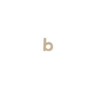 Petites lettres à décorer en papier mâché 8,5 cm kraft - Décopatch