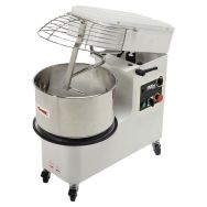 Pétrin à spirale, tête relevable, capacité 25kg, 2 vitesses- IMR252