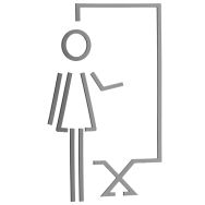 Pictogramme acrylique en relief salle réunion