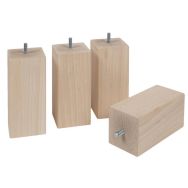 Pied carré bois - Thiriez
