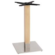 Pied avec base et colonne carrées pour table Tiffany - S.CAB