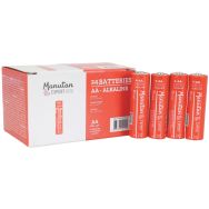 Pile alcaline AA/LR06 non rechargeable - lot de 24