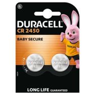 Pile bouton Lithium 2450 - Pack de 2 - Duracell