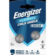 Piles miniatures Ultimate Lithium CR2032 BP2
